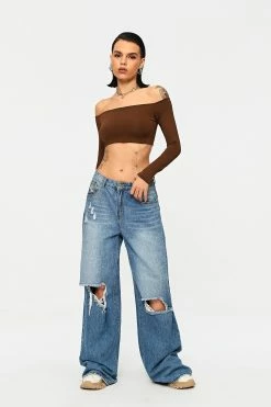 Solado Off Shoulder Solid Long Sleeve Crop Top -SOLADO Shop jpeg 8fa32022 4a03 4770 a9b4 dfd2cd03a625 1800x1800