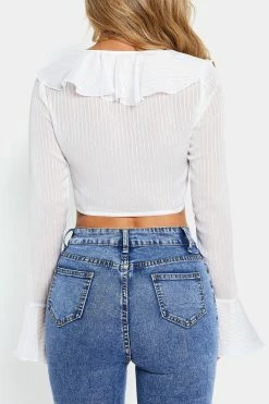 SOLADO Ruffle Tie Front Split Hem Long Sleeve Top -SOLADO Shop jpeg 90d9e0a4 d97d 4327 941d 512009ab50bc 1800x1800