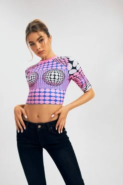 Solado Polka Dot Contrast Color Short Sleeve T-Shirt -SOLADO Shop jpeg 91029287 2fb3 413e 821c 443074ad0fac 1800x1800