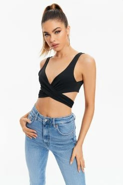 Solado Cut Out Tie Back Cirsscross Tank Top