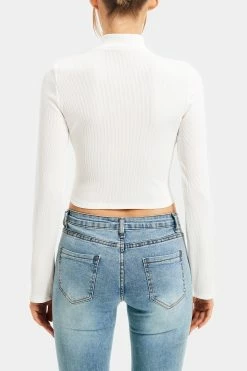 Solado Mock Neck Tie Front Cut Out Long Sleeve Top -SOLADO Shop jpeg 95531bf9 5e39 42f0 b883 f8eb972bb1be 1800x1800