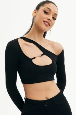 Solado Cut Out Metal Detail Long Sleeve Crop Top -SOLADO Shop jpeg 9574537f 09e9 415c bacb c55d0e0e9bd9 1800x1800
