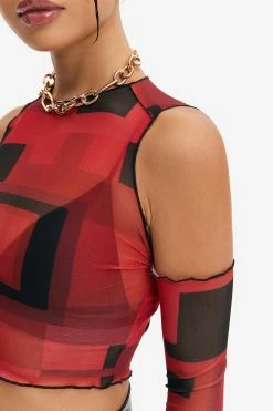 Solado Mesh Cold Shoulder Geometric Print Crop Top -SOLADO Shop jpeg 96f8359e 7aeb 46b2 bd74 b5fff9867554 1800x1800