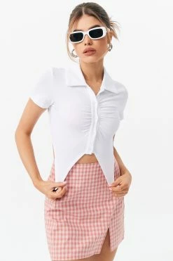 Solado Lapel Neck Asymmetrical Hem Crop Shirt -SOLADO Shop jpeg 97229d93 fd11 420b 9847 354bb7f273fb 1800x1800