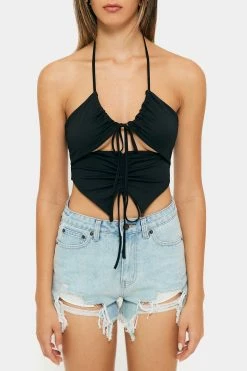 Solado Ruched Drawstring Cut Out Backless Solid Crop Top 14 Solado Ruched Drawstring Cut Out Backless Solid Crop Top -SOLADO Shop jpeg 973e9859 86fa 4540 8ac5 c9ff5d0a45bd 1800x1800