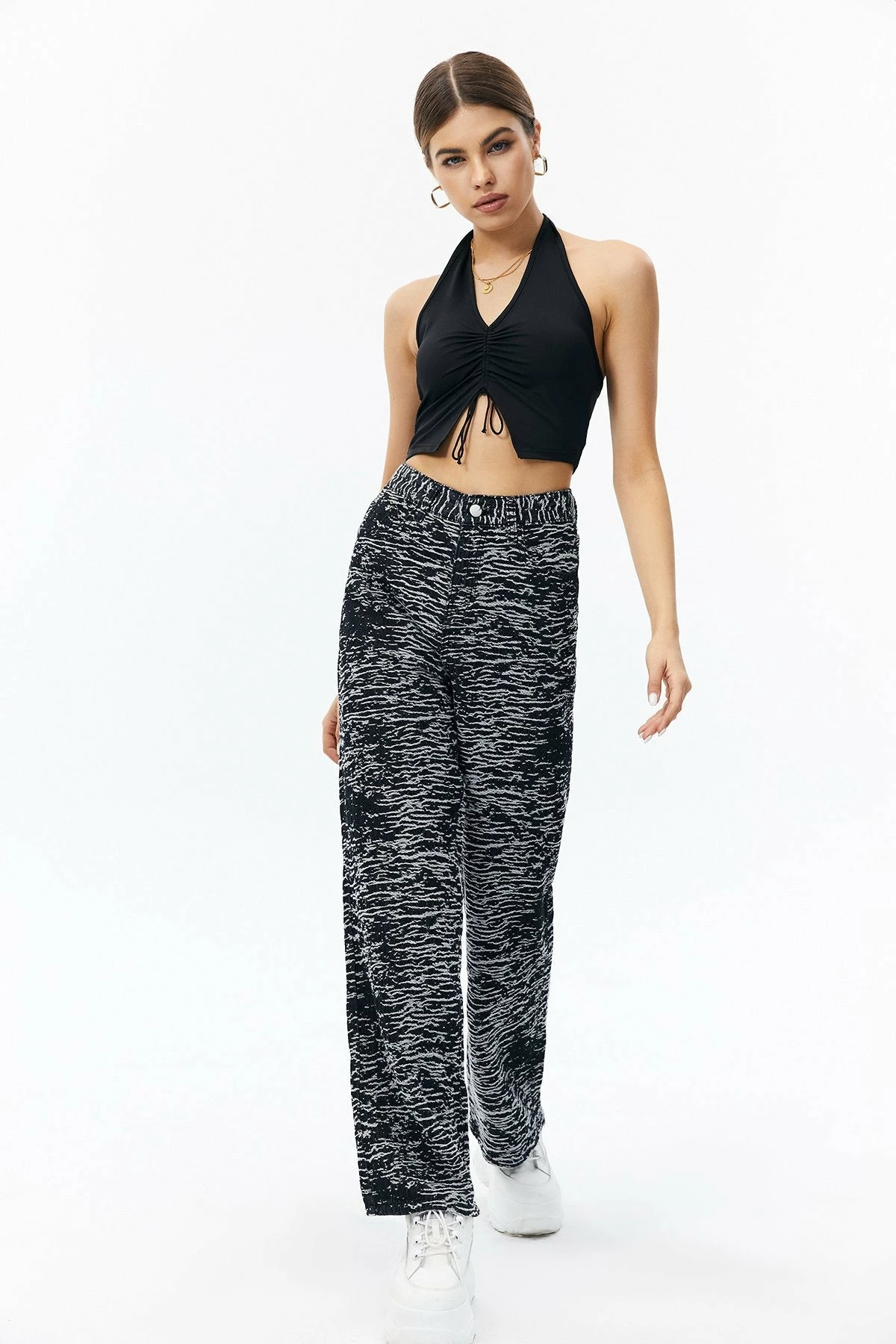 Solado Drawstring Ruched Backless Crop Top 14 Solado Drawstring Ruched Backless Crop Top - Image 12
