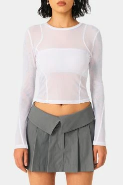 SOLADO Splicing Mesh Long Sleeve Crop Top Without Underwear -SOLADO Shop jpeg 98fc4157 2315 4fa2 8075 bc5536362185 1800x1800