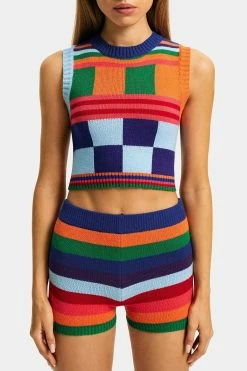 Solado Plaid Print Contrast Color Knitted Tank Top -SOLADO Shop jpeg 99c1ef34 abb4 4030 9fbb 388d58b1509b 1800x1800
