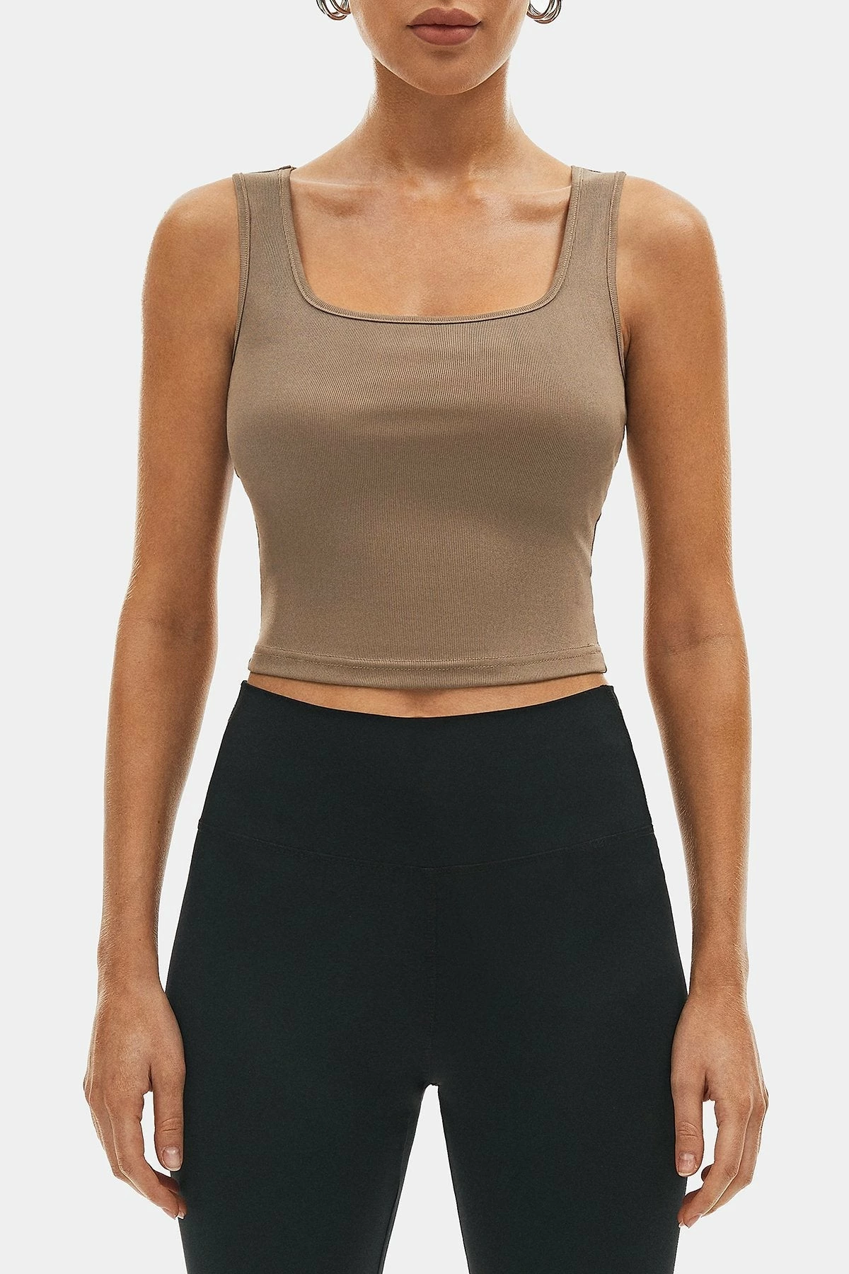 SOLADO Basic Square Neck Ribbed Sleeveless Tank Top 8 SOLADO Basic Square Neck Ribbed Sleeveless Tank Top - Image 6