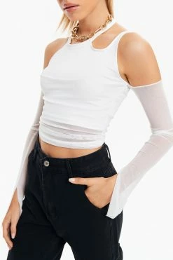 Solado Asymmetrical Neck Cold Shoulder Crop Top With Oversleeve -SOLADO Shop jpeg 9af51894 124d 47e3 9f11 1a338d5ea6b8 1800x1800