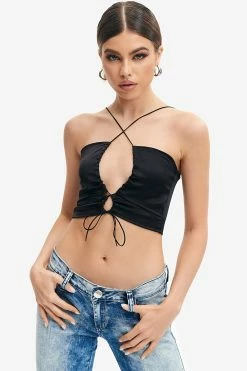 Solado Satin Cut Out Tie Detail Crop Top -SOLADO Shop jpeg 9c398aaa 2850 4758 999c 51cc81ae9908 1800x1800