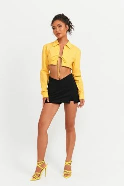 SOLADO Lapel Neck Tie Front Solid Long Sleeve Top -SOLADO Shop jpeg 9cf6a852 f678 4e81 a393 6d466b7c3e16 1800x1800