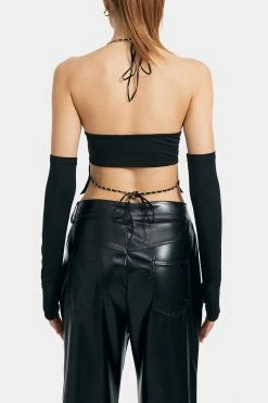 Solado Chain Detail Halter Neck Tie Backless Crop Top With Oversleeve -SOLADO Shop jpeg 9da5df6c 32c0 49cf 9f24 b865a94f0738 1800x1800