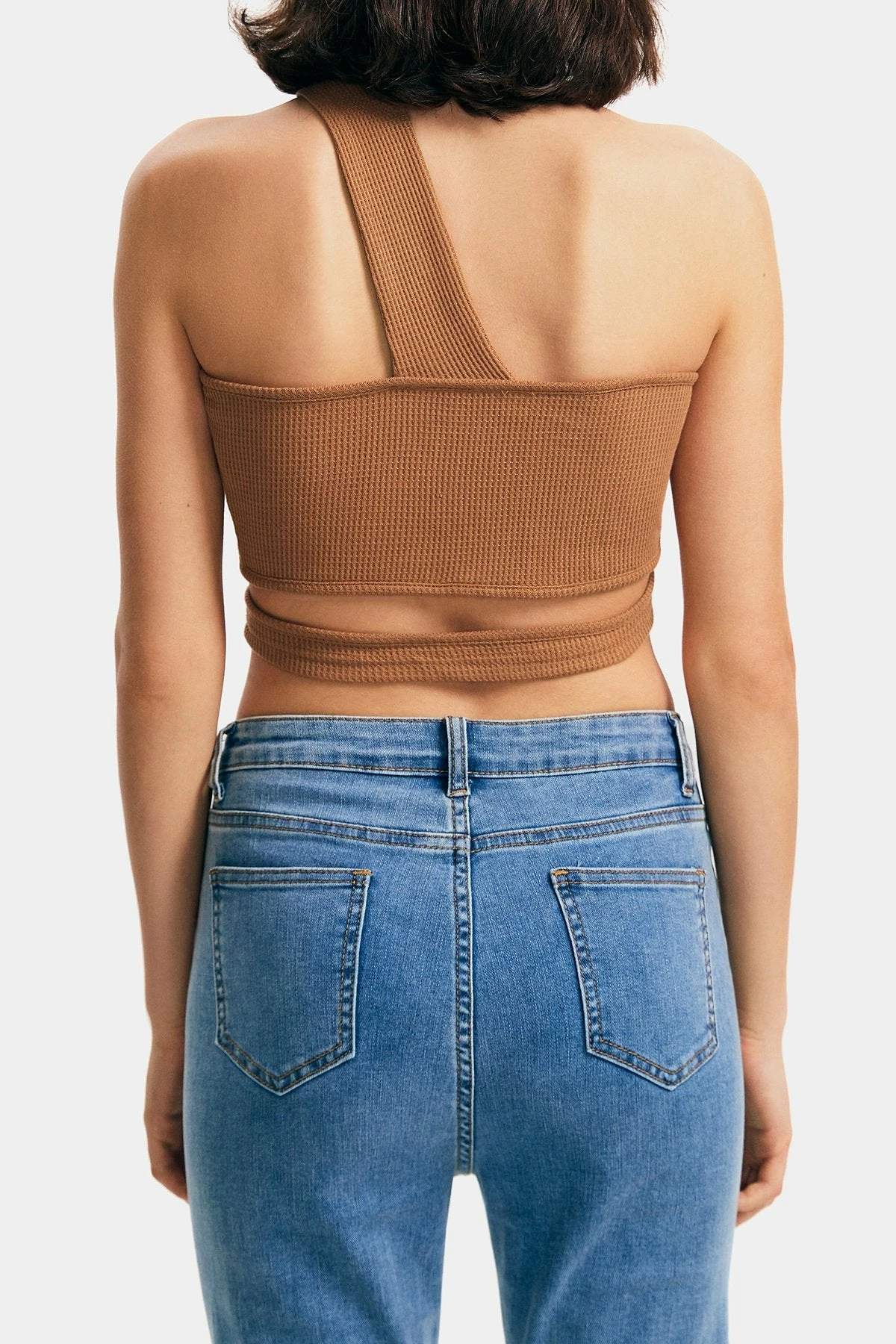 Solado One Shoulder Cut Out Knitted Solid Crop Top 9 Solado One Shoulder Cut Out Knitted Solid Crop Top - Image 7