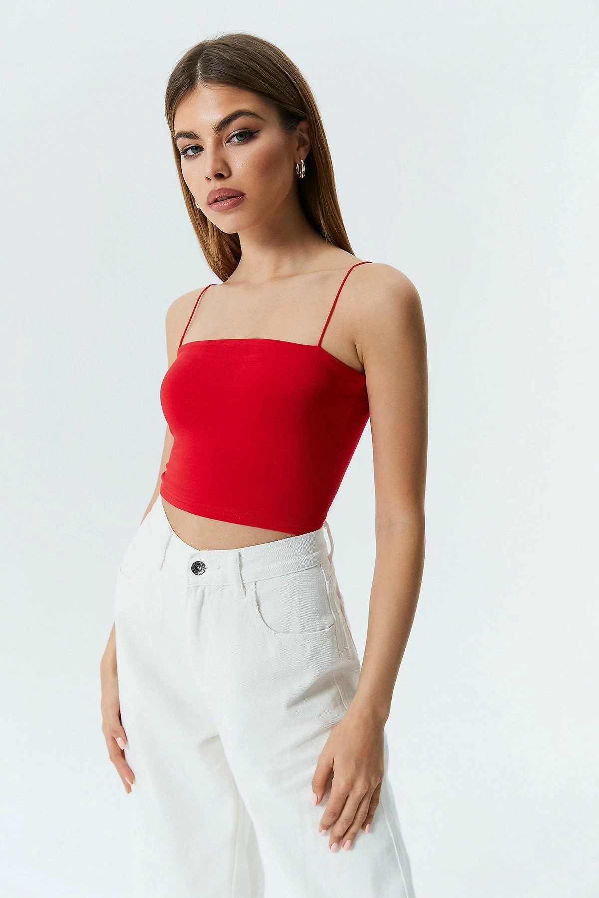 Solado Solid Backless Cami Crop Tank Top 5 Solado Solid Backless Cami Crop Tank Top - Image 3