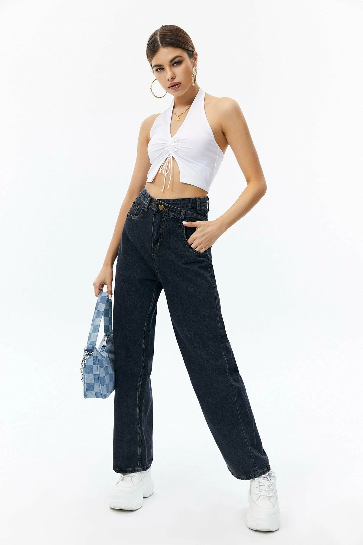 Solado Drawstring Ruched Backless Crop Top 7 Solado Drawstring Ruched Backless Crop Top - Image 5
