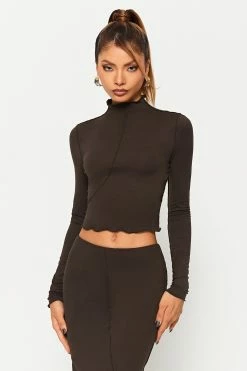 SOLADO Mock Neck Seam Detail Lettuce Trim Long Sleeve Top 11 SOLADO Mock Neck Seam Detail Lettuce Trim Long Sleeve Top -SOLADO Shop jpeg a0fdac16 1ccd 4674 9a27 89ffab9849e5 1800x1800