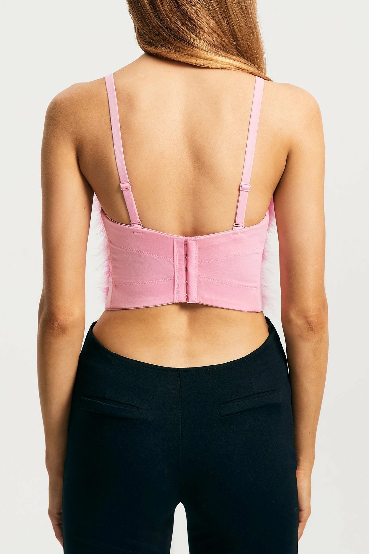 Solado Fluffy Colorblock Hook And Eye Backless Camisole 9 Solado Fluffy Colorblock Hook And Eye Backless Camisole - Image 7
