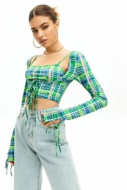 Solado Check Print Tie Front Crop Top 9 Solado Check Print Tie Front Crop Top -SOLADO Shop jpeg a1d88b58 449a 4da1 8d41 7fe862cfda0f 1800x1800