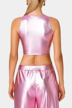 SOLADO Vinyl Sleeveless Cinched Waist Sheen Crop Top 15 SOLADO Vinyl Sleeveless Cinched Waist Sheen Crop Top -SOLADO Shop jpeg a2ddc8d2 cc77 4b91 b17c e260f906a680 1800x1800