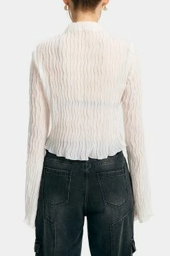 SOLADO Swirl Texture Flared Long Sleeve Top -SOLADO Shop jpeg a45cac81 edde 47ea 91b0 e055d436426b 1800x1800