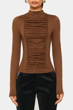 SOLADO Mock Neck Ruched Solid Long Sleeve Top 14 SOLADO Mock Neck Ruched Solid Long Sleeve Top -SOLADO Shop jpeg a471d258 0e4e 41b1 9159 c17ea4e4e8bc 1800x1800