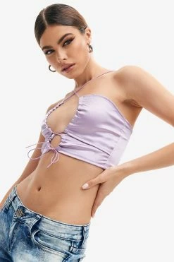 Solado Satin Cut Out Tie Detail Crop Top -SOLADO Shop jpeg a897c7b4 ce08 4ea8 abde c4dd82fb5b7d 1800x1800