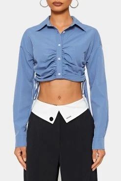 SOLADO Lapel Neck Drawstring Ruched Long Sleeve Shirt 14 SOLADO Lapel Neck Drawstring Ruched Long Sleeve Shirt -SOLADO Shop jpeg a9dac060 6bf9 40f6 bddb 8544c8e37eb0 1800x1800