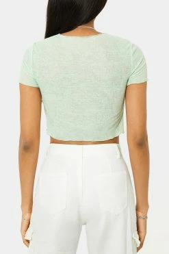 SOLADO Button Front Lettuce Trim Short Sleeve Crop Top -SOLADO Shop jpeg aebecf10 9728 4bd0 9ea0 75cb622798b7 1800x1800