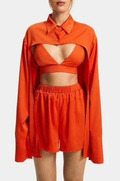 SOLADO Lapel Neck Long Sleeve Solid Crop Shirt Without Corset Top -SOLADO Shop jpeg af7cf252 449e 492a a26f 5d8fa620bc4e 1800x1800