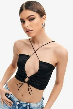 Solado Satin Cut Out Tie Detail Crop Top -SOLADO Shop jpeg b05cb232 a215 4cab b041 fdb56cbebc32 1800x1800