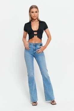 SOLADO Plunging Neck Buckled Detail Short Sleeve Crop Top -SOLADO Shop jpeg b0b97c71 cff8 4082 a52c a0fb1554004c 1800x1800