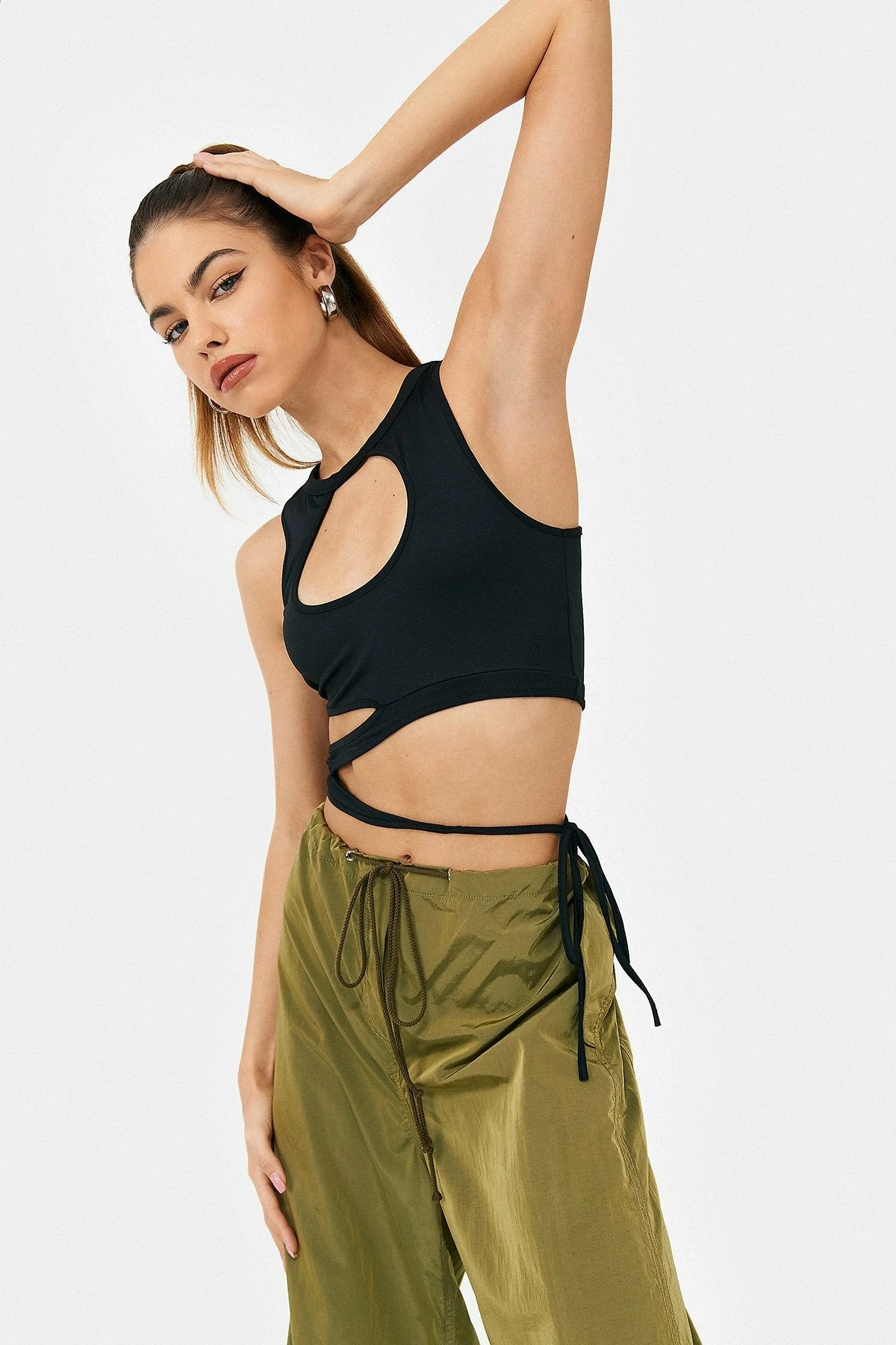 SOLADO Cut Out Tie Side Sleeveless Tank Top 6 SOLADO Cut Out Tie Side Sleeveless Tank Top - Image 4