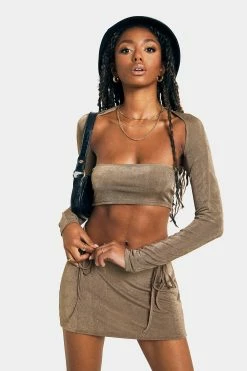 SOLADO Off Shoulder Solid Tube Crop Top With Cardigan -SOLADO Shop jpeg b58beb64 04a8 44b0 80e4 643e4f614900 1800x1800