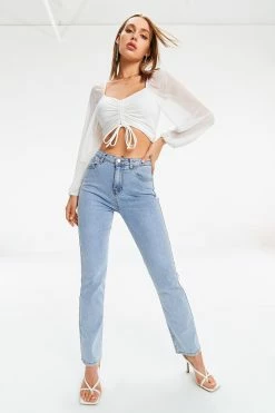 Solado Mesh Splicing Tie Detail Long Sleeve Top -SOLADO Shop jpeg b5ce0703 6d7e 4a72 9bf1 edc1bbc9cc6a 1800x1800