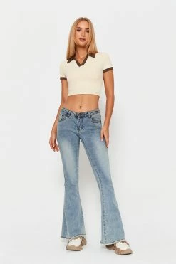 Solado Lapel Neck Colorblock Trim Short Sleeve Crop Top 15 Solado Lapel Neck Colorblock Trim Short Sleeve Crop Top -SOLADO Shop jpeg b69f97da 0b97 47fd 8fdc 6882a4a9c50d 1800x1800