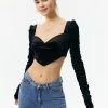 Solado Solid Crop Pleated Sleeve Top 2 Solado Solid Crop Pleated Sleeve Top -SOLADO Shop jpeg b983d4bd 4f3f 44d3 935c ddb73097cbf8 1800x1800