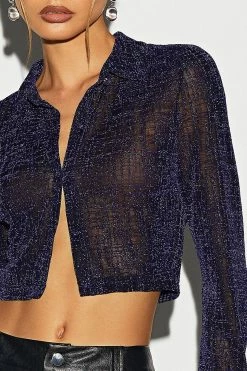 SOLADO Lapel Neck Split Hem Glitter Long Sleeve Top -SOLADO Shop jpeg bf51d07f eeb3 4c95 b50b af50c5f1f2f2 1800x1800