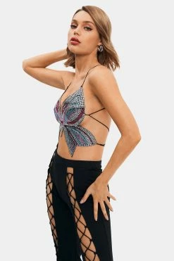 SOLADO Butterfly Shape Rhinestone Decor Cross Tie Corset Top -SOLADO Shop jpeg bf5603b6 580d 480f 9788 b19dbfcc1ad2 1800x1800