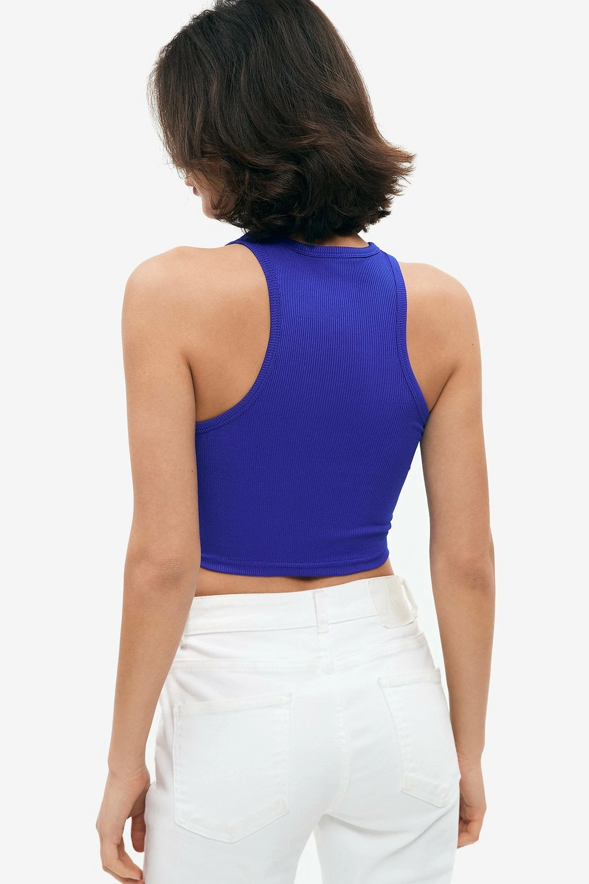 Solado Curved Hem Splicing Ribbed Tank Top 4 Solado Curved Hem Splicing Ribbed Tank Top - Image 2