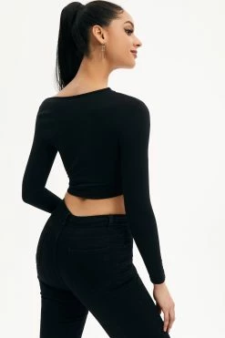 Solado Cut Out Metal Detail Long Sleeve Crop Top -SOLADO Shop jpeg c5be443b de6d 4468 ad63 fb3fec001a42 1800x1800