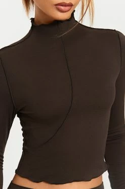 SOLADO Mock Neck Seam Detail Lettuce Trim Long Sleeve Top 12 SOLADO Mock Neck Seam Detail Lettuce Trim Long Sleeve Top -SOLADO Shop jpeg c774784c be30 4ab1 8d60 61ee122864f8 1800x1800