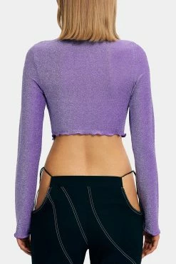 SOLADO Lurex Button Front Lettuce Trim Long Sleeve Top 15 SOLADO Lurex Button Front Lettuce Trim Long Sleeve Top -SOLADO Shop jpeg ca98afa0 e07a 4aaf a189 b2af05cbcf53 1800x1800