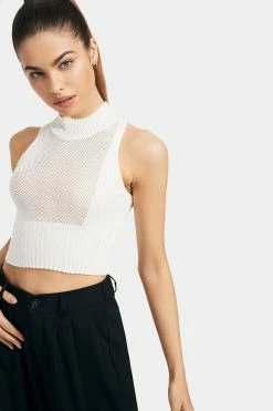 Solado Mock Neck Knitted Sleeveless Tank Top -SOLADO Shop jpeg cc3727ea c981 488f 99b9 66cbc2a5770a 1800x1800