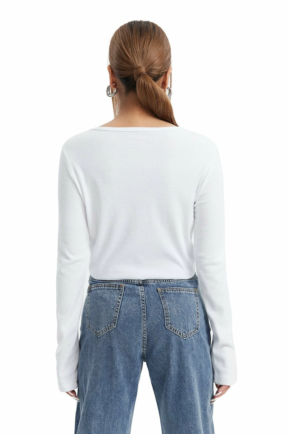 Solado Botton Front Crop Long Sleeve Top 4 Solado Botton Front Crop Long Sleeve Top - Image 2
