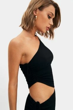 SOLADO One Shoulder Asymmetrical Hem Drawstring Ribbed Crop Top -SOLADO Shop jpeg d24802e5 8ee8 4910 a0b9 dd4902977754 1800x1800