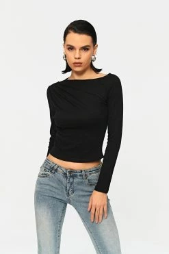 Solado Asymmetrical Neck Ruched Solid Long Sleeve Top 17 Solado Asymmetrical Neck Ruched Solid Long Sleeve Top -SOLADO Shop jpeg d4e9c557 82a9 4749 bb41 dde7f27d65e1 1800x1800