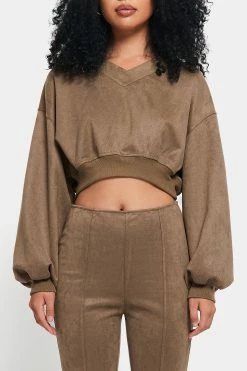 SOLADO Drop Shoulder Lantern Sleeve Cinched Waist Crop Top -SOLADO Shop jpeg d4fa0158 026e 4c12 90c4 742333de6698 1800x1800