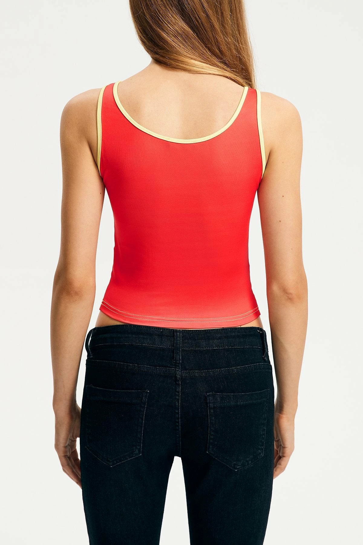 SOLADO Abstract Print Contrast Color Sleeveless Tank Top 9 SOLADO Abstract Print Contrast Color Sleeveless Tank Top - Image 7