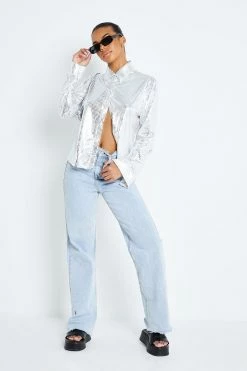 Solado Lapel Neck Button Front Sheen Long Sleeve Blouse 12 Solado Lapel Neck Button Front Sheen Long Sleeve Blouse -SOLADO Shop jpeg d6264862 dd0c 4894 9603 9b7ca5825f9d 1800x1800